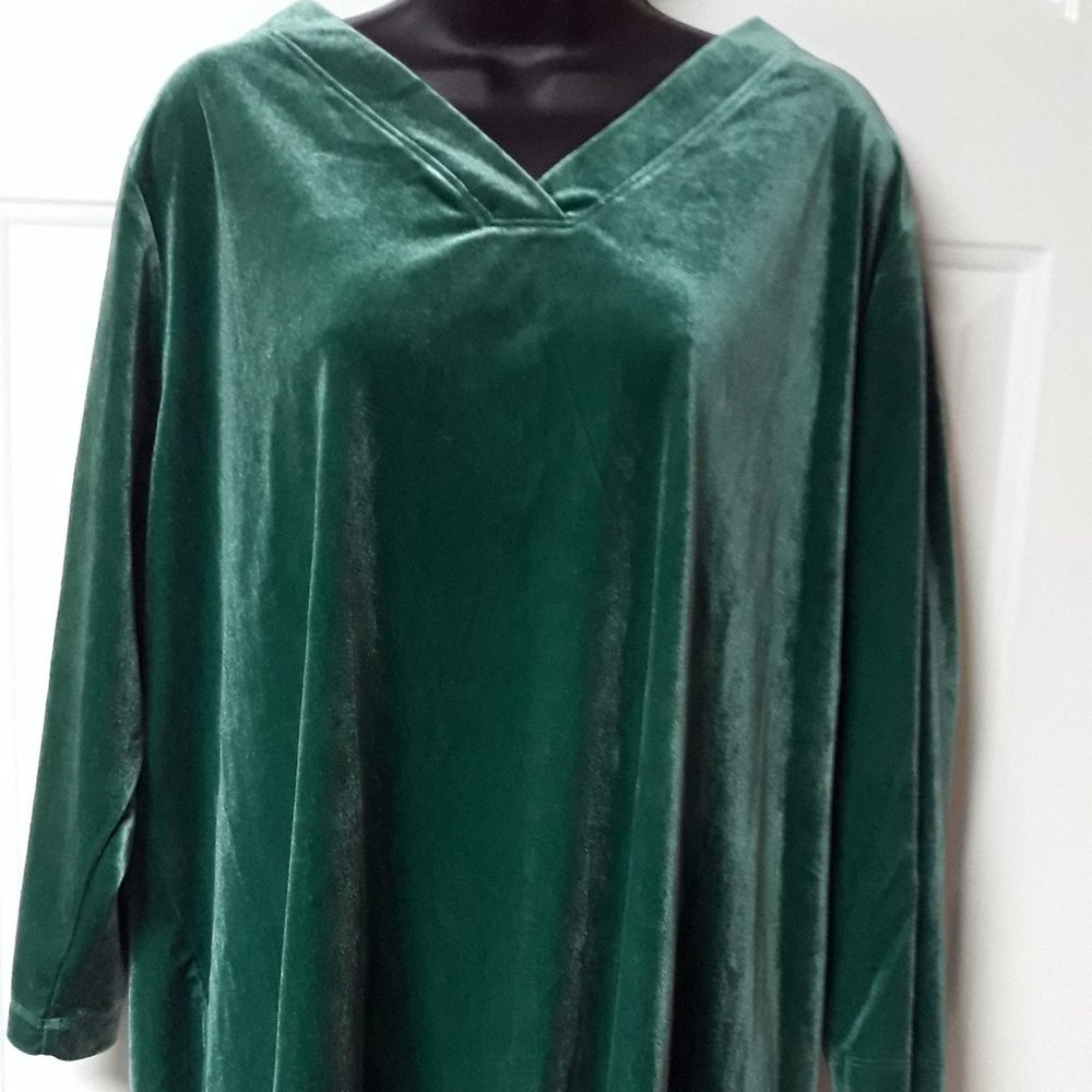 Land's End Velvet Tops size 3X